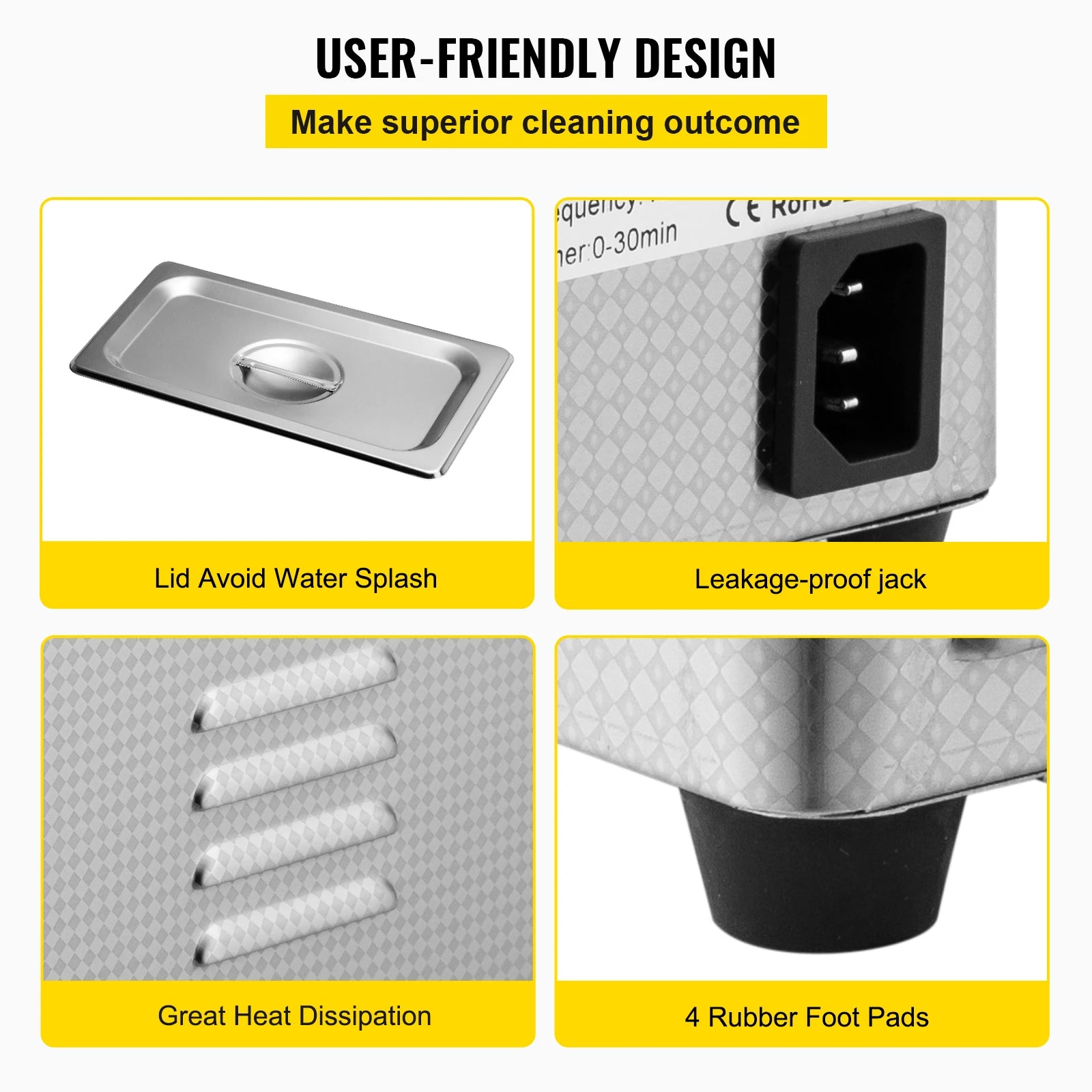 Mini nettoyeur ultrasonique portable