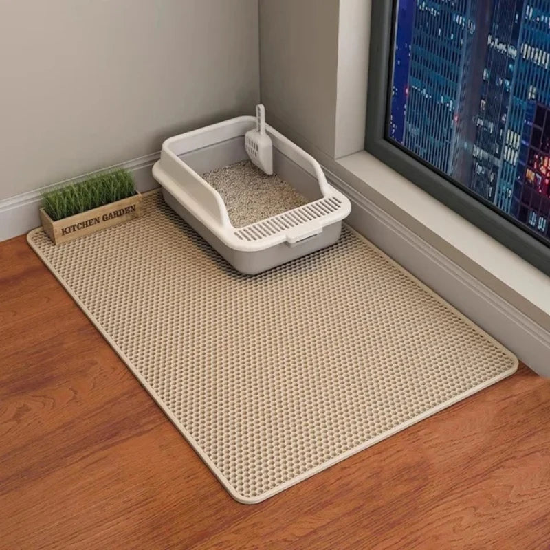 Tapis de litière pour chat