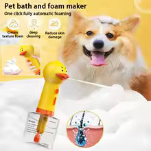 Machine à bulles pour le bain des animaux