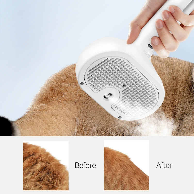 Brosse vapeur pour animaux