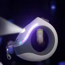 Roulette de ruban LED avec laisse pour chien 3M