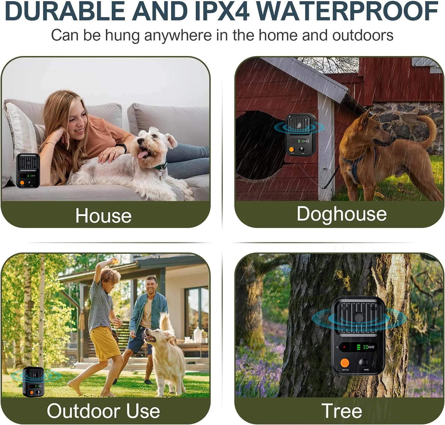 Dispositifs anti-aboiements pour chiens automatiques