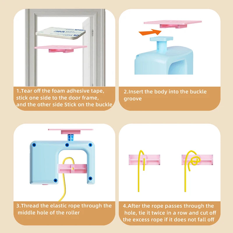 Balançoire suspendue pour chat - Jouet à ressort