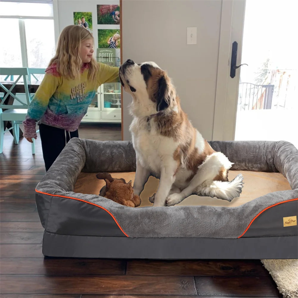 Lit Orthopédique pour Chien Large | Confort Premium