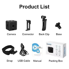 Caméra HD pour collier animaux réglable