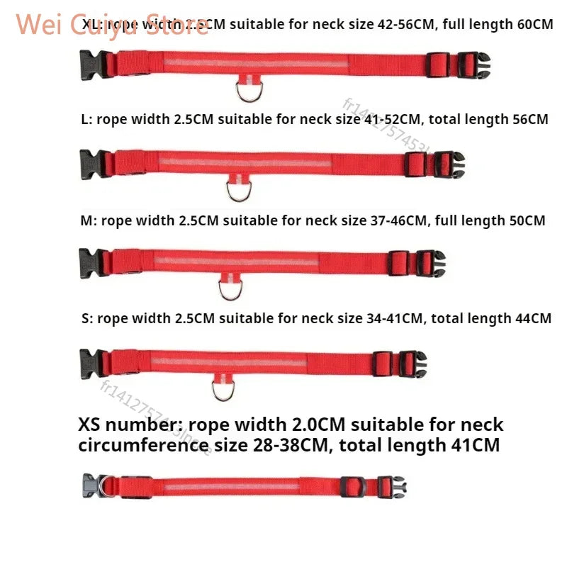 LED Night Safety Dog Collar