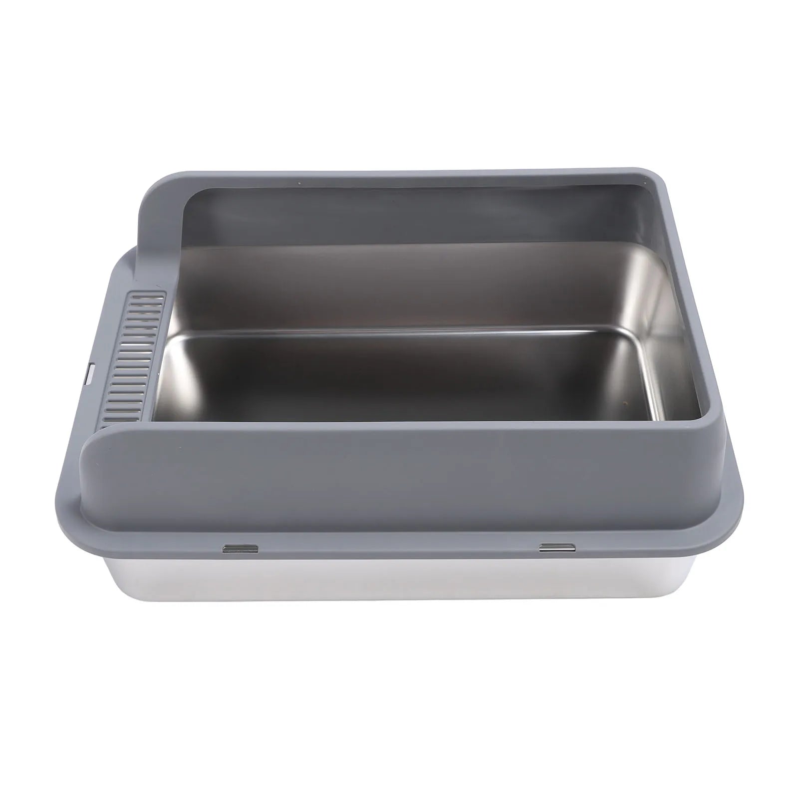 Bac à litière en acier inoxydable