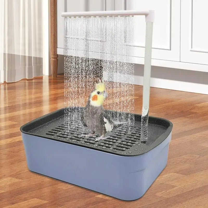 Baignoire-douche pour oiseaux
