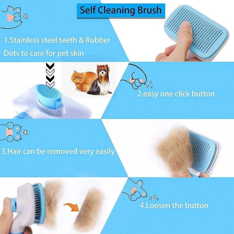 Brosse pour enlever les poils de chien