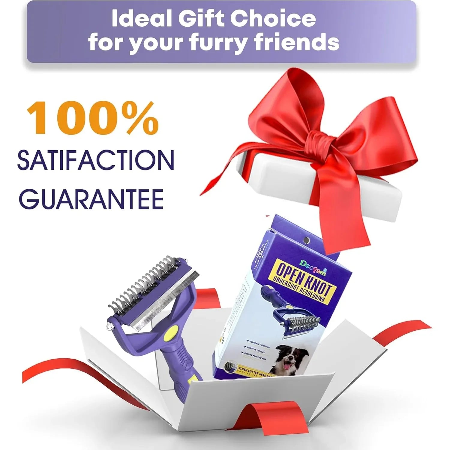 Brosse de toilettage 3 en 1