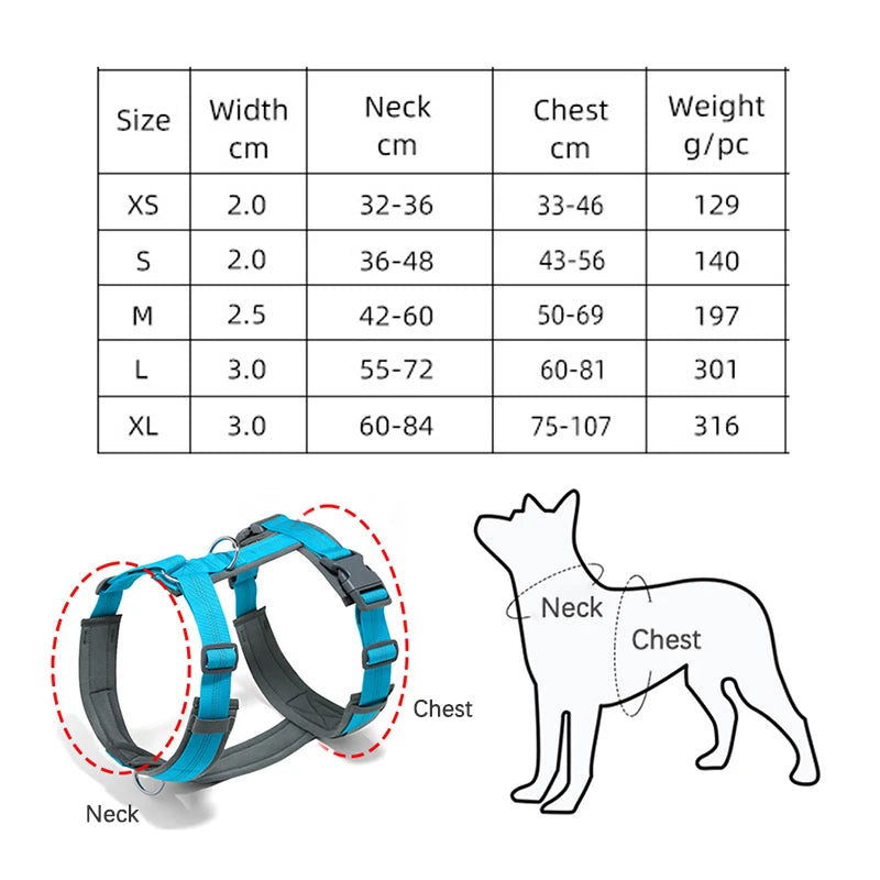 Harnais pour grand chien en forme de H