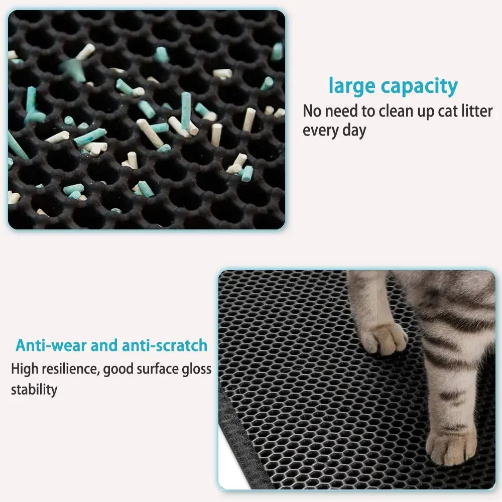 Tapis de Litière pour Chat – Propre & Antidérapant