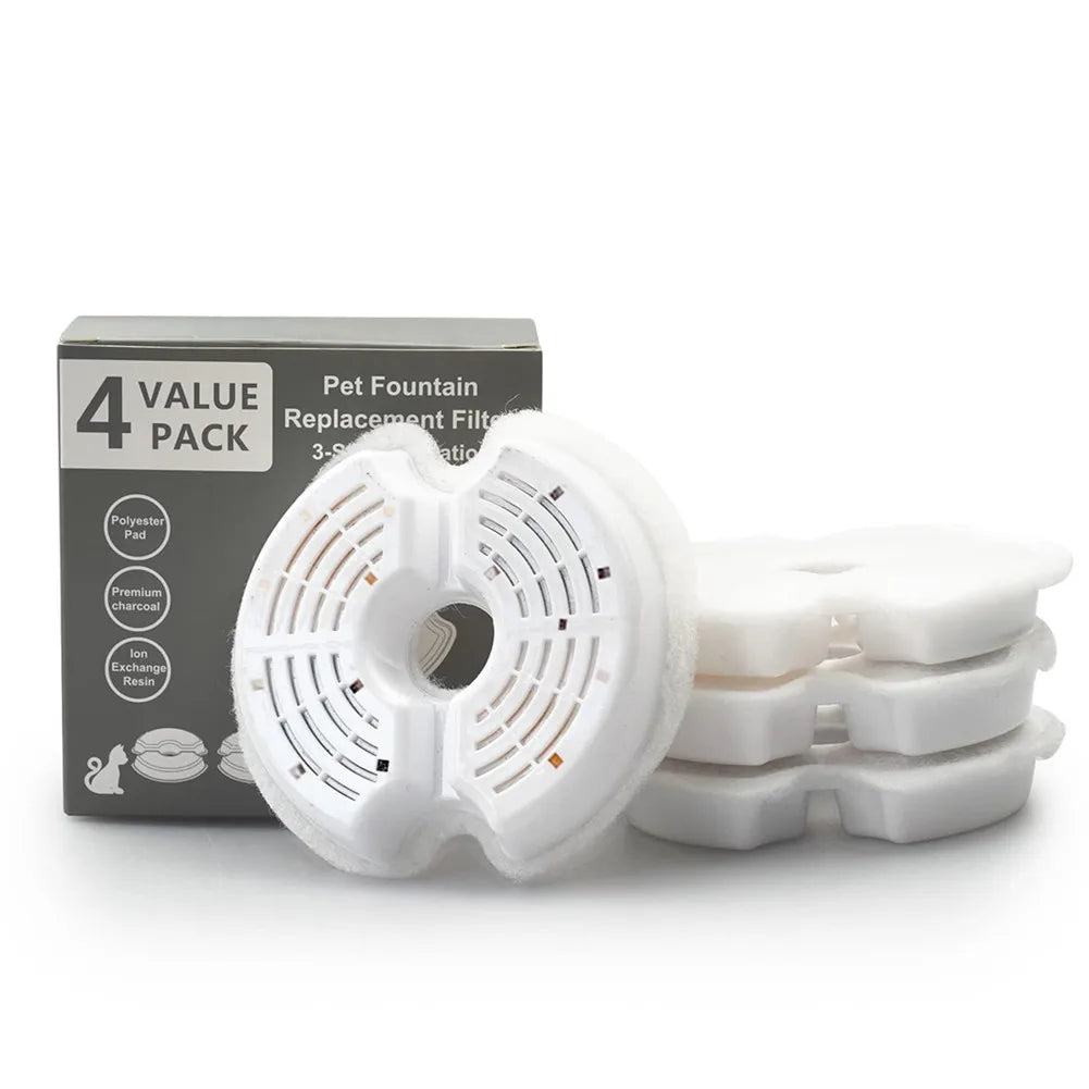 Filtres pour fontaine à eau pour animaux (4/8/32 pièces)