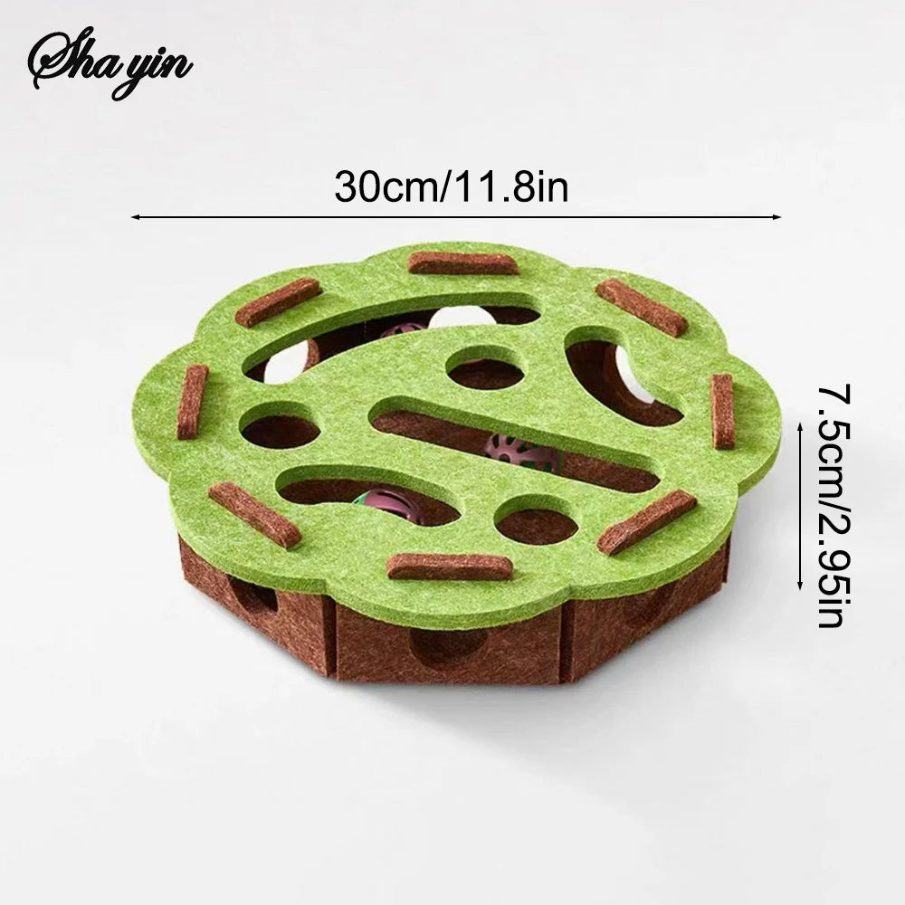 Jouet puzzle pour chat en matériau durable