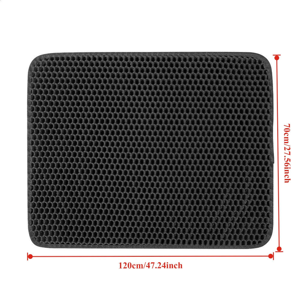 Grand tapis de litière pour chat