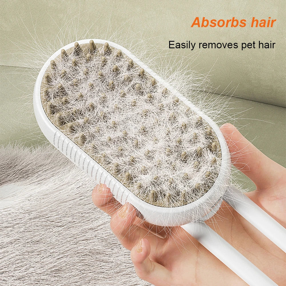 Brosse vapeur pour chat