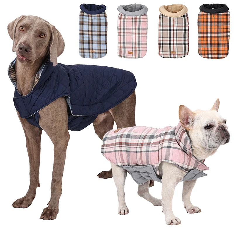 Veste réversible pour chien