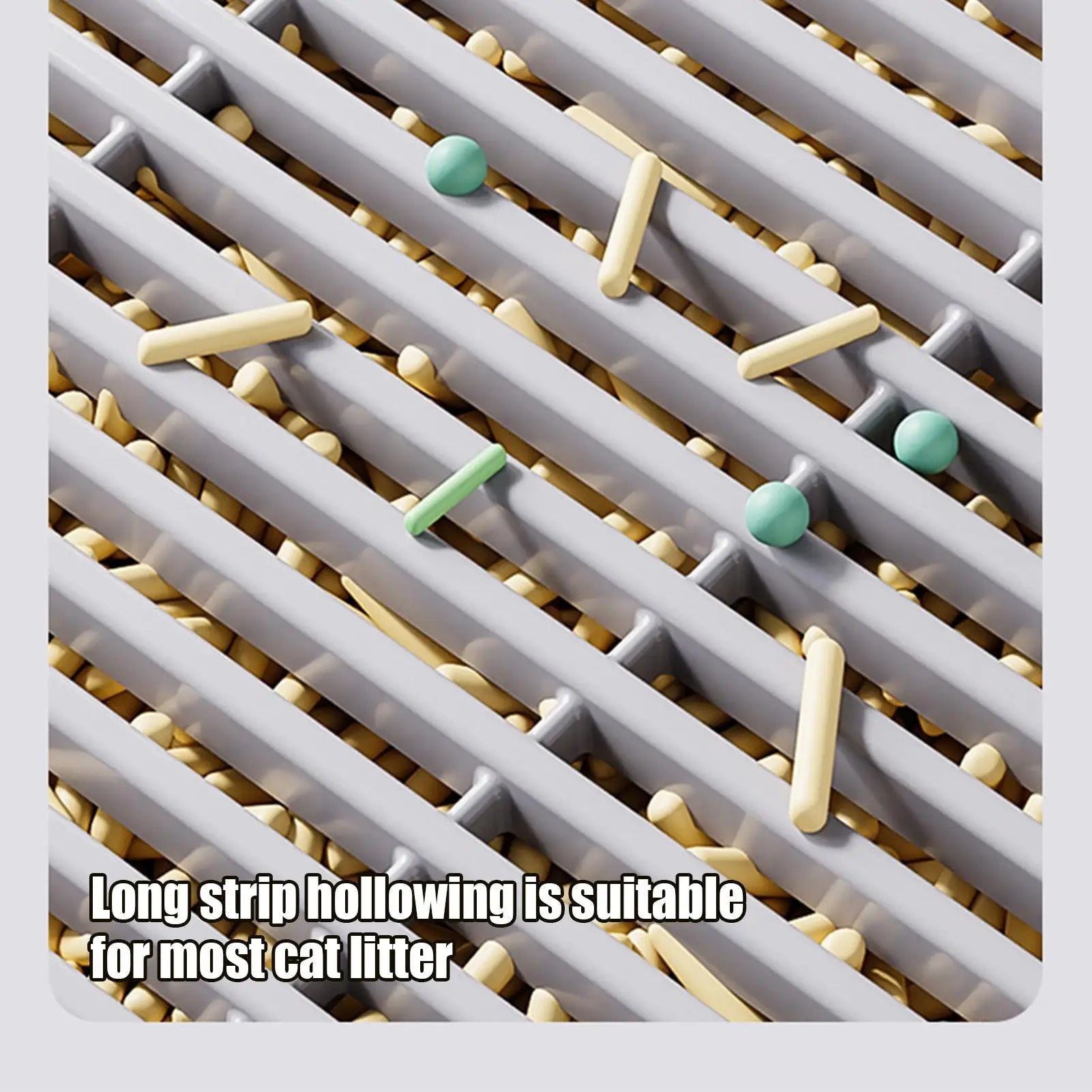 Bac à litière pour chat avec rampe