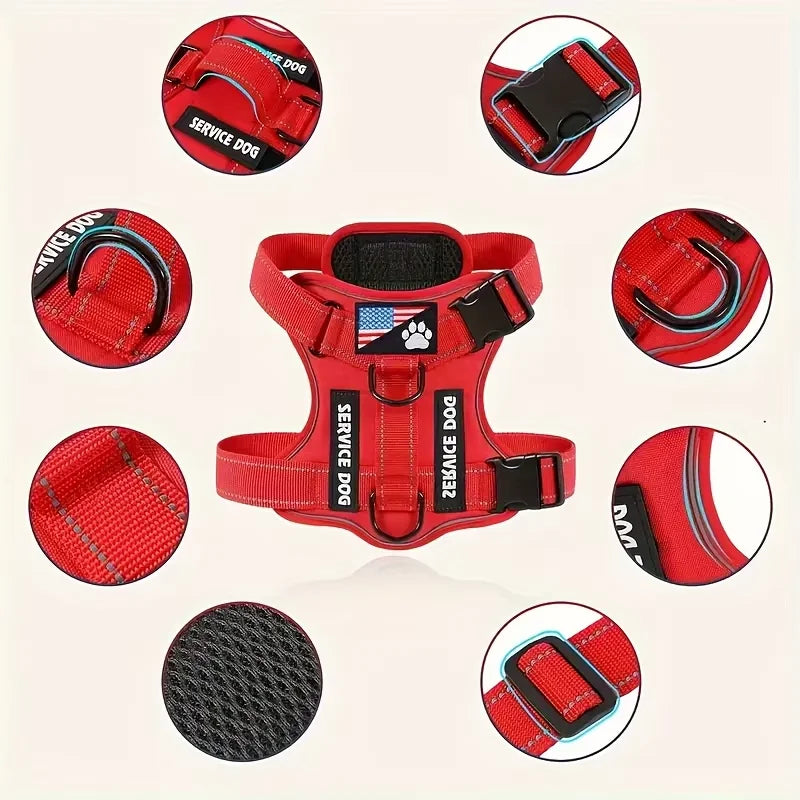 Harnais souple Oxford pour animaux de compagnie