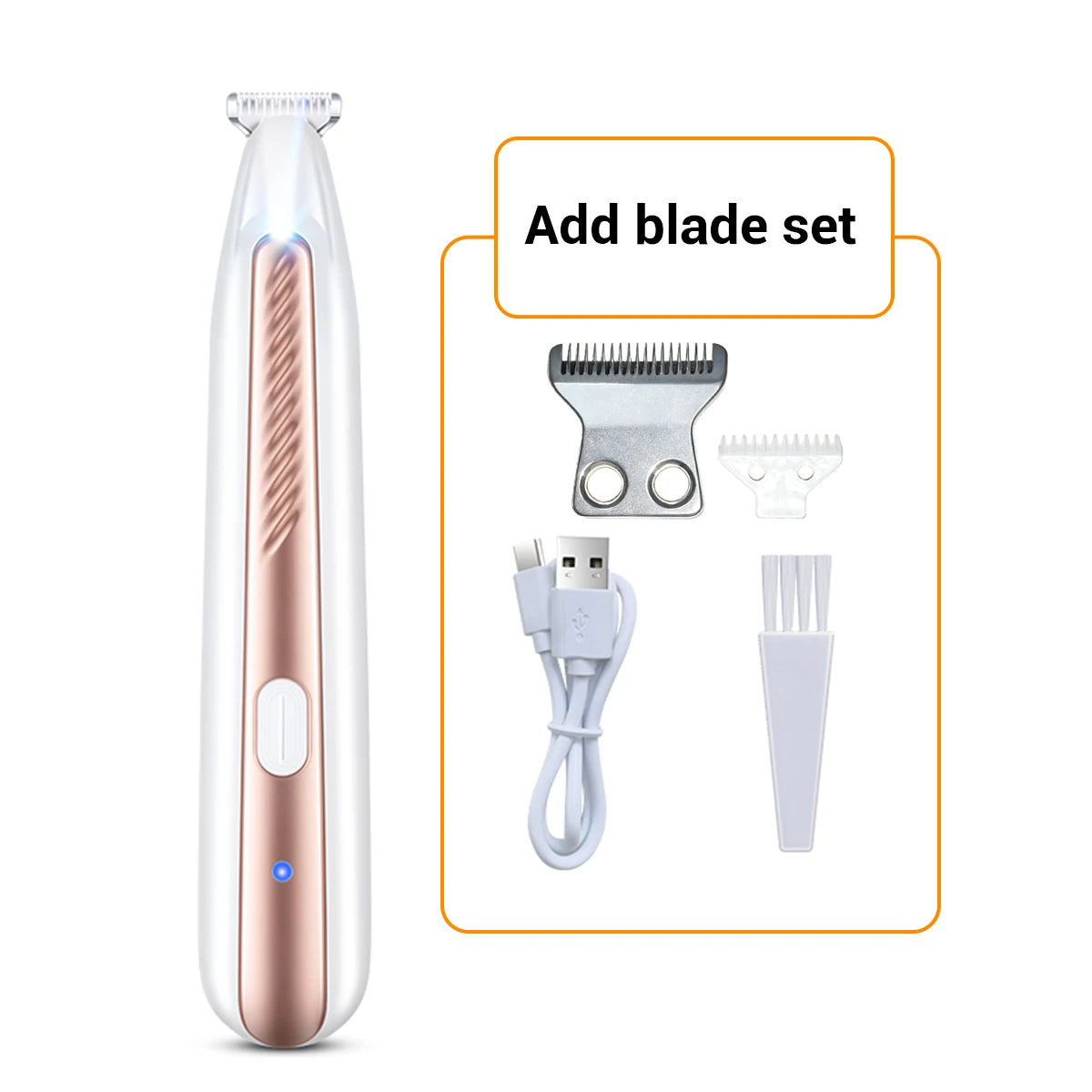 LED lighting Pet paw hair trimmer