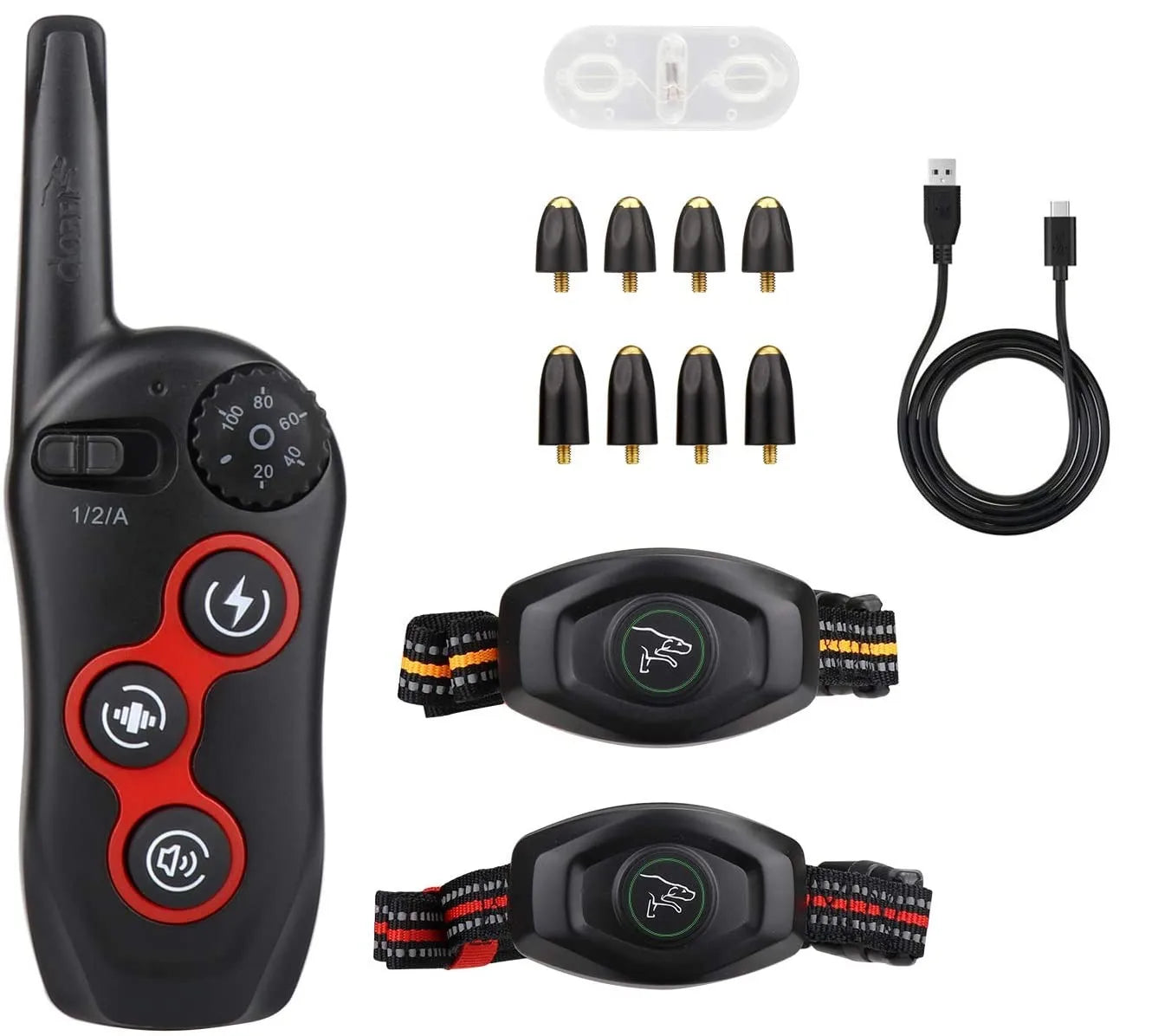 Collier de dressage 2 en 1 pour chien