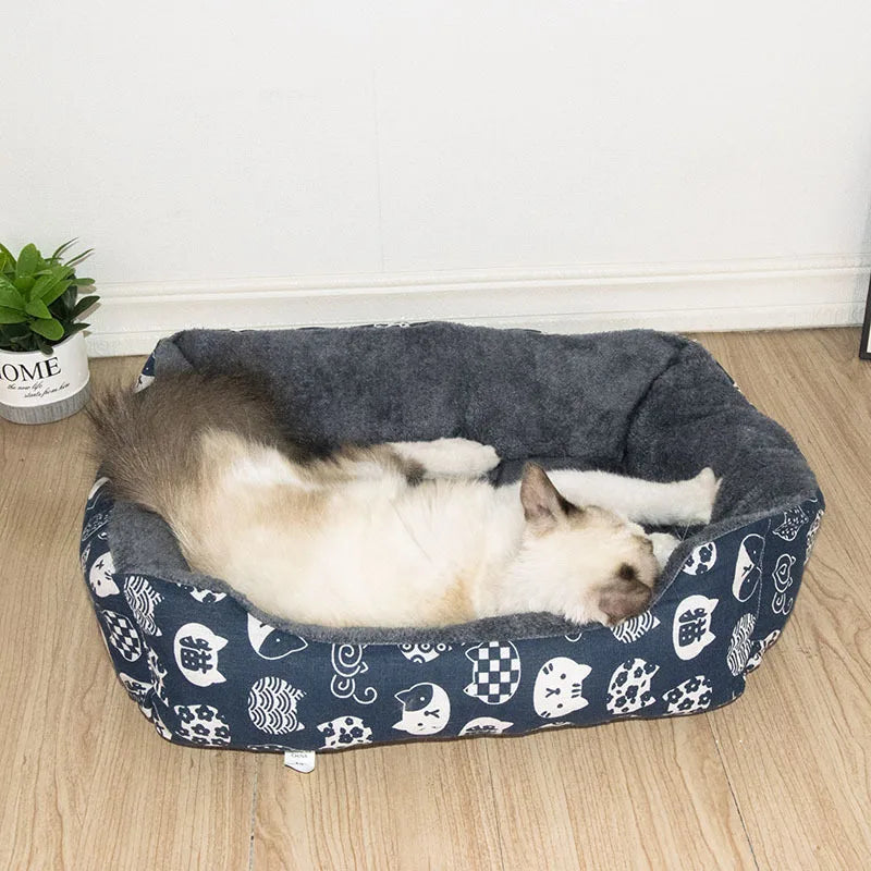 Lit Hiver Chien Confortable | Panier Doux PawFrance