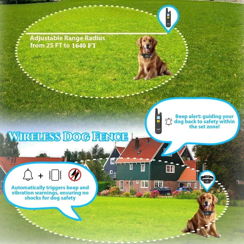 Collier de dressage à distance pour chien