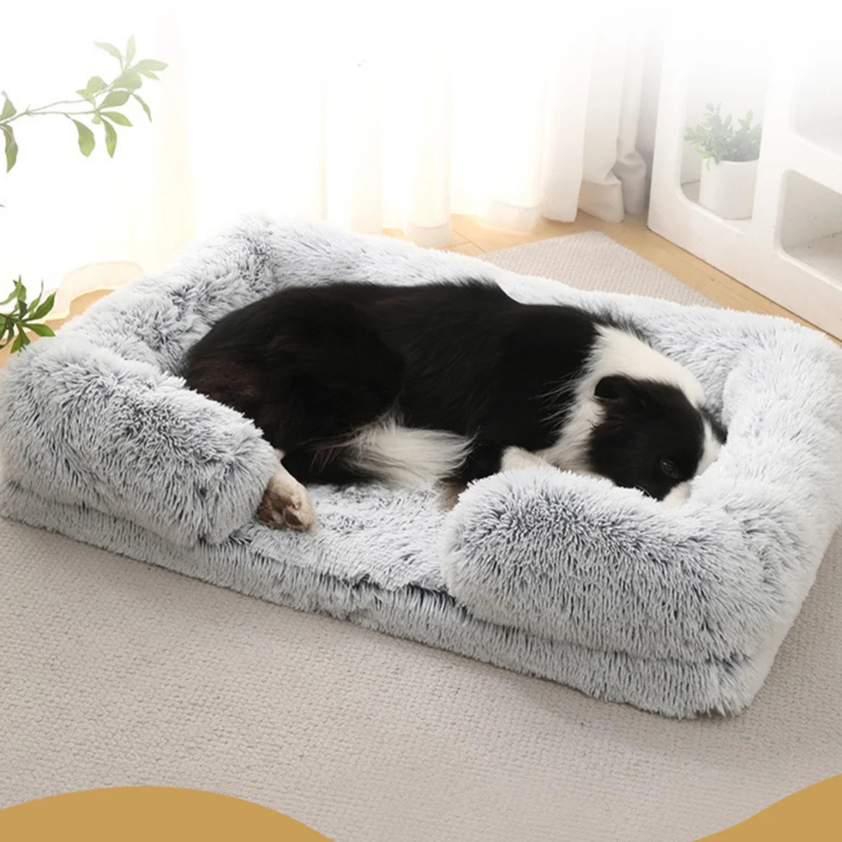Lit chien carré confortable – Premium PawFrance