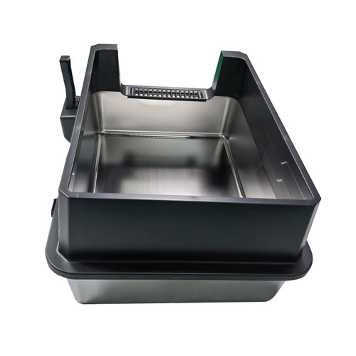 Bac à litière en métal inoxydable