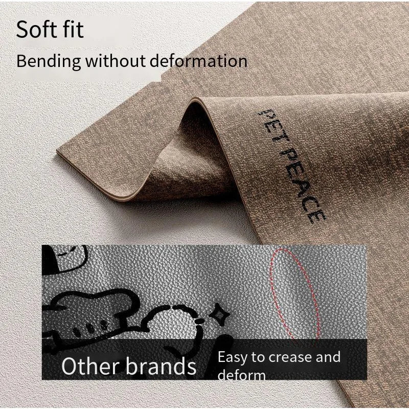 Tapis imperméable pour nourriture pour animaux