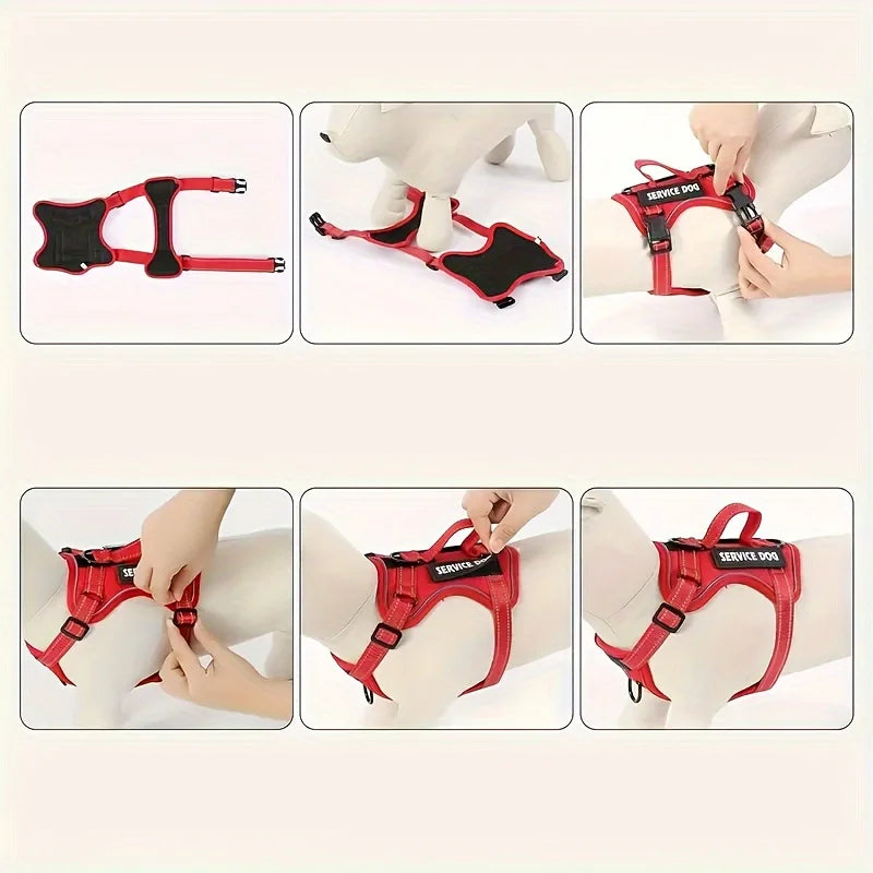 Harnais souple Oxford pour animaux de compagnie