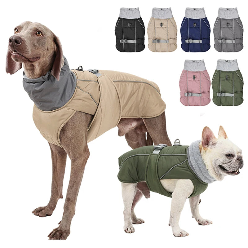 Veste d'hiver de luxe pour chien