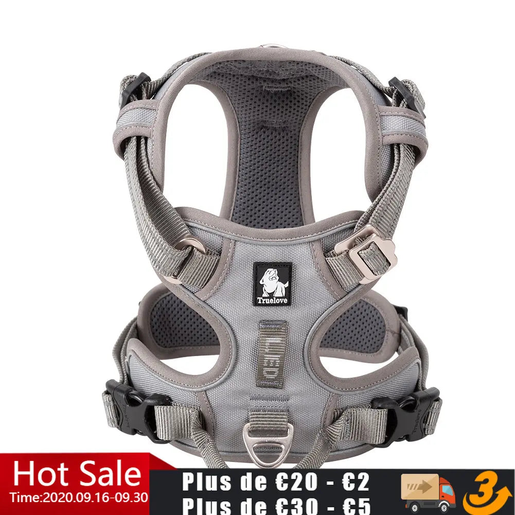 Harnais pour chien rembourré en nylon