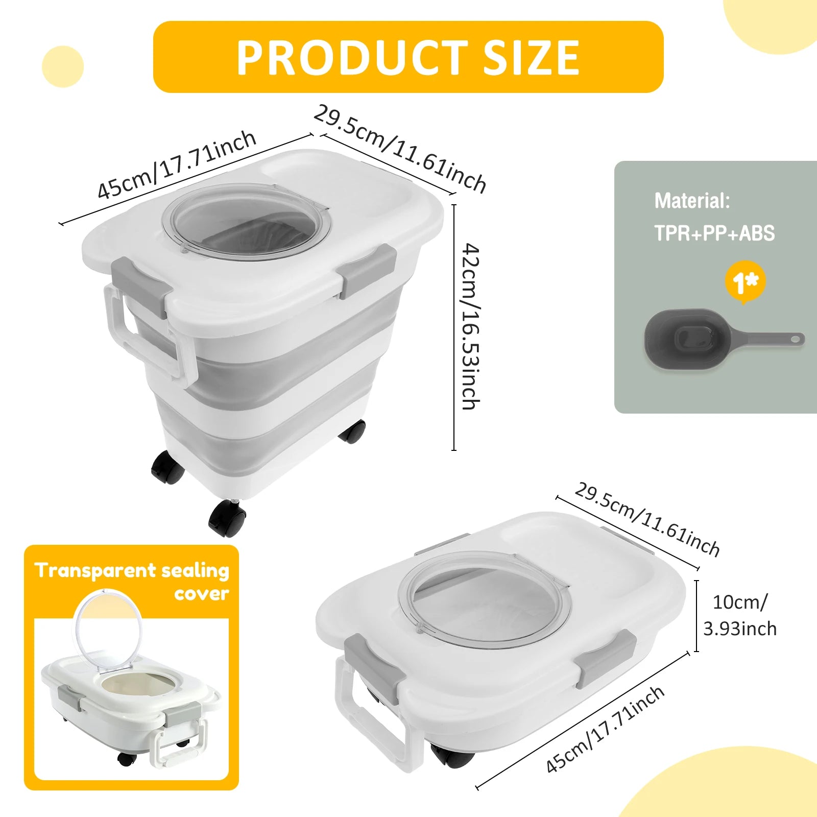 Contenant pour aliments pour animaux