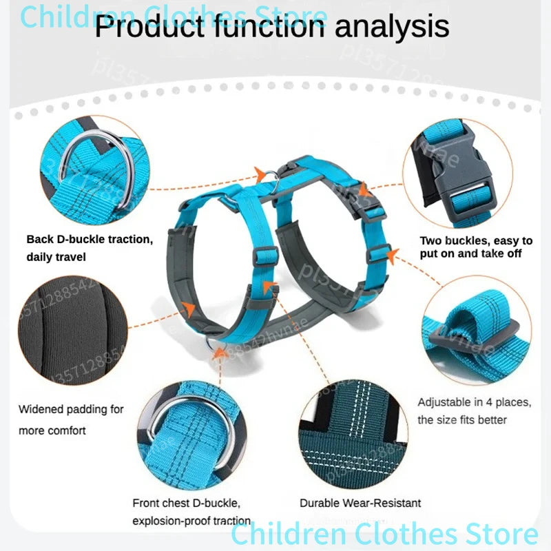 Harnais en forme de H pour chien