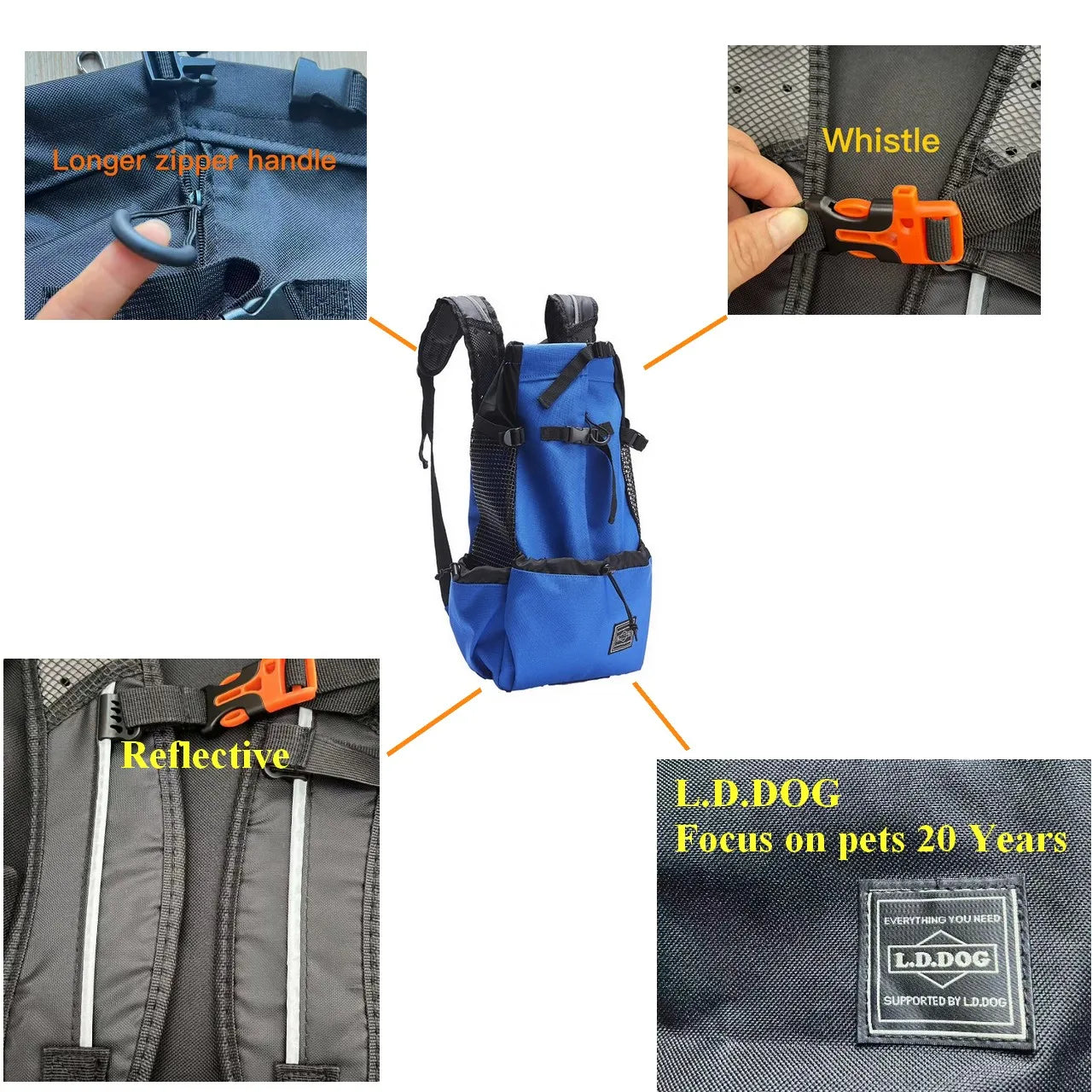 Sac de transport pour chien de randonnée