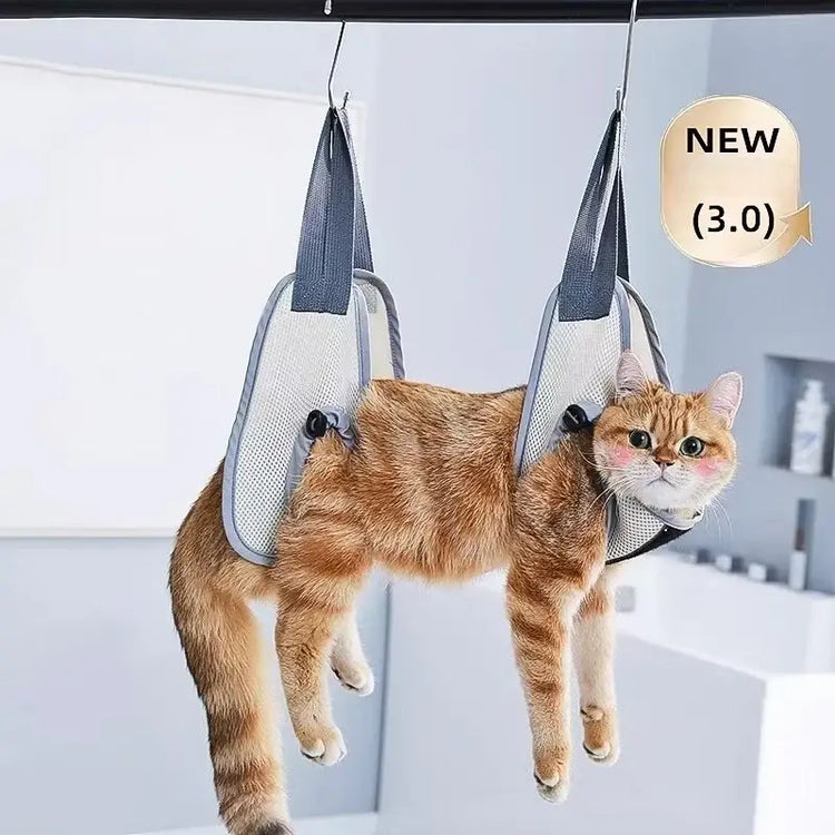 Adjustable Pet Grooming Hammock Helper Cat Dog Beauty Hammock Puppy Grooming Cuting Nails Hammock Tool Bag Pet