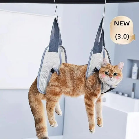 Adjustable Pet Grooming Hammock Helper Cat Dog Beauty Hammock Puppy Grooming Cuting Nails Hammock Tool Bag Pet
