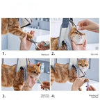 Adjustable Pet Grooming Hammock Helper Cat Dog Beauty Hammock Puppy Grooming Cuting Nails Hammock Tool Bag Pet
