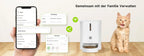 APETDOLA Automatic Cat Feeder Pet Smart Cat Food Dispenser Remote Control WiFi Button Timed Feeders For Cats Dog
