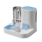 Automatic Cat Dog Feeder And Water Dispenser Combo Large Capacity Gravity Pet Food Water Feeder For Small Medium Pets