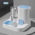 Automatic Cat Dog Feeder And Water Dispenser Combo Large Capacity Gravity Pet Food Water Feeder For Small Medium Pets