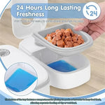 Automatic Cat Feeder 48-Hour Timed Cat Food Dispenser Pet Feeder Automatic Feeder Suitable for All Household Pets