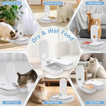 Automatic Cat Feeder 48-Hour Timed Cat Food Dispenser Pet Feeder Automatic Feeder Suitable for All Household Pets