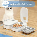Automatic Cat Feeder 48-Hour Timed Cat Food Dispenser Pet Feeder Automatic Feeder Suitable for All Household Pets
