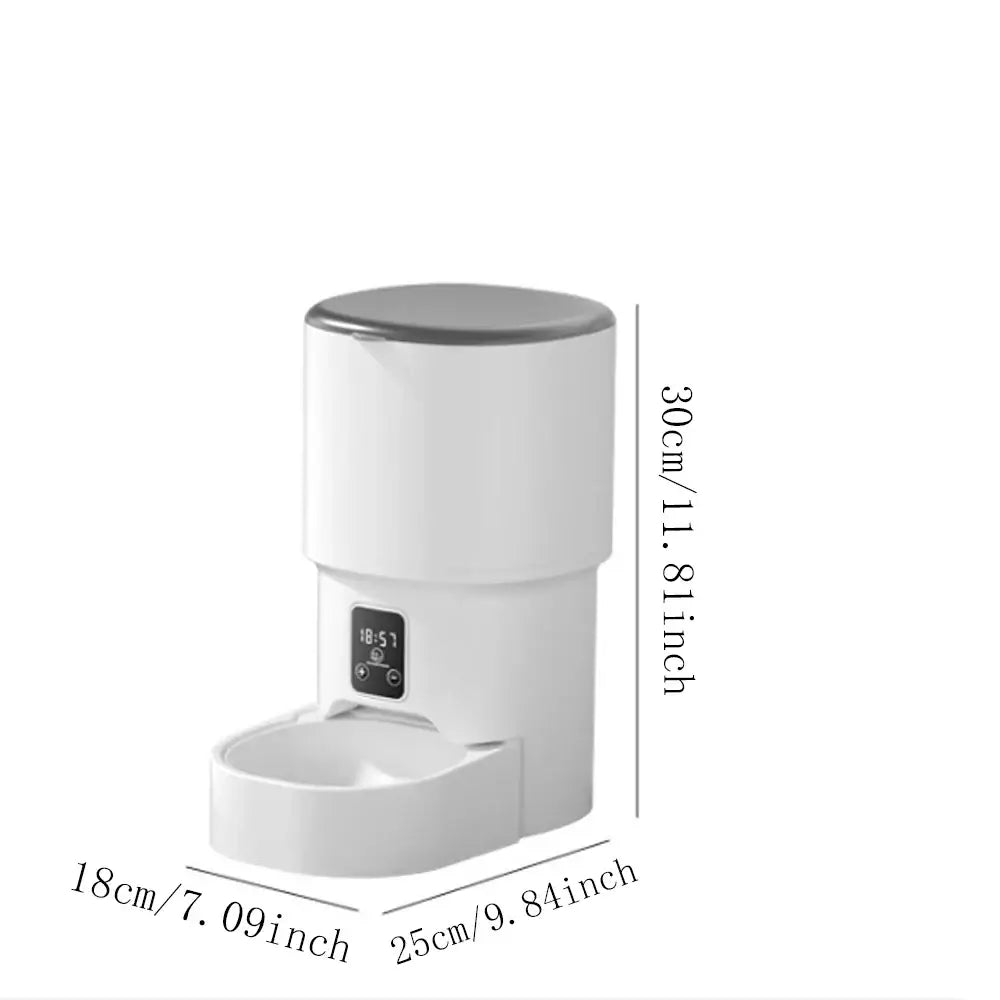 Automatic Cat Feeder Pet Smart WiFi Cat Food Kibble Dispenser Remote Control Auto Feeder For Cat Dog Dry Food