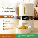 Automatic Cat Food Machine 5G Wifi Connection Pet Timed Intelligent Feeder with Preservation Function Suitable for