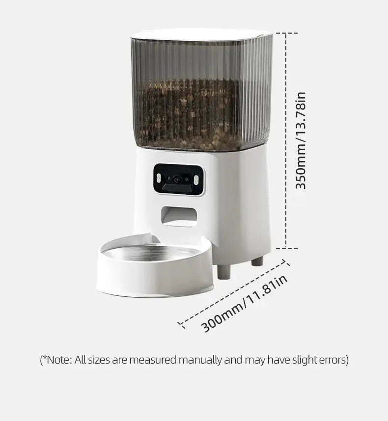 Automatic Cat Food Machine 5G Wifi Connection Pet Timed Intelligent Feeder with Preservation Function Suitable for