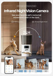 Automatic Cat Food Machine 5G Wifi Connection Pet Timed Intelligent Feeder with Preservation Function Suitable for