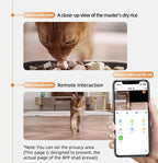 Automatic Cat Food Machine 5G Wifi Connection Pet Timed Intelligent Feeder with Preservation Function Suitable for